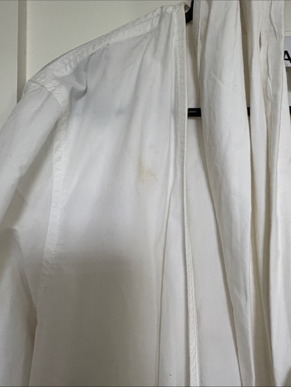 Ganni White Cotton wrap Shirt - Picture 6 of 6